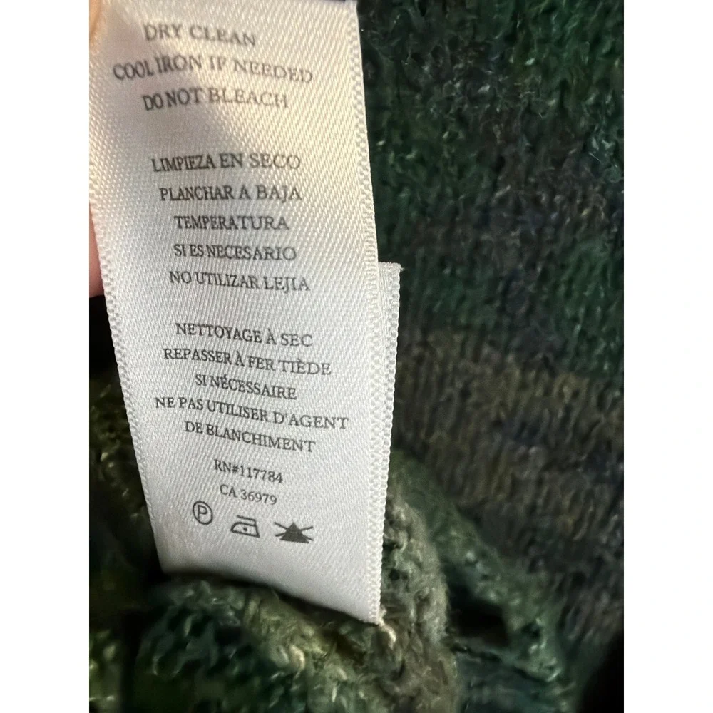 Rails Camo Sweater Womens Small Green Camouflage Knit Pullover Gorpcore Utility